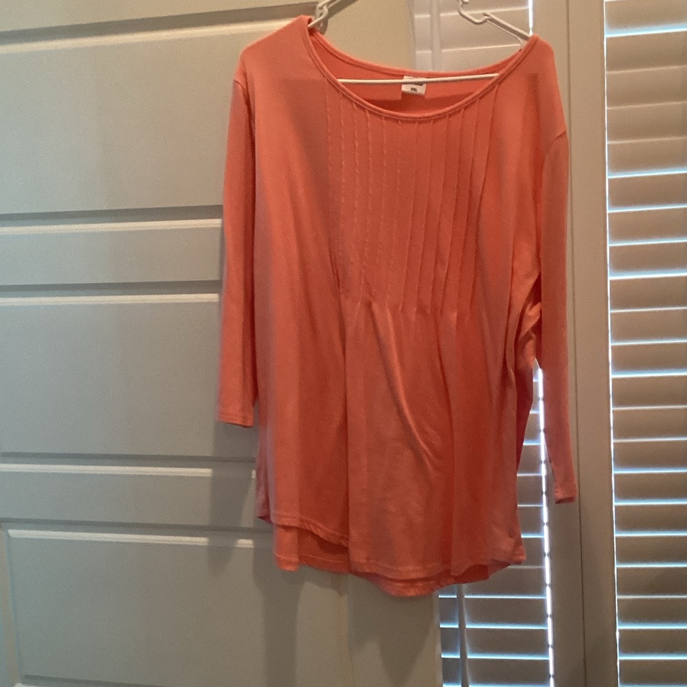 Amazon Women's Peach Long Sleeve Top